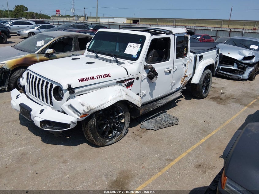 2023 Jeep Gladiator, Rollover, IAAI, VIN 1C6HJTFG2PL553254 — photo 2