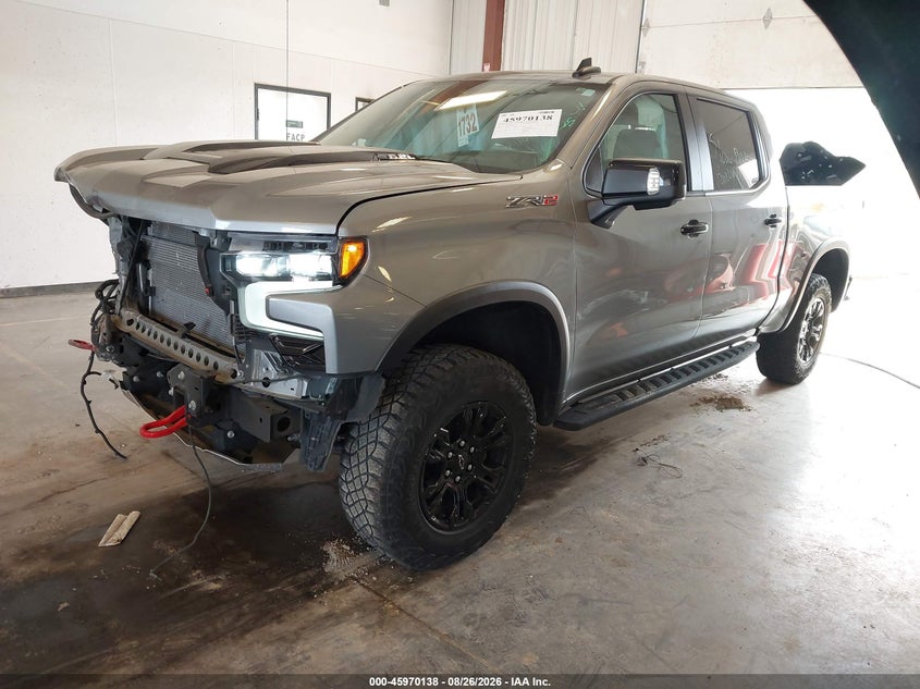 2023 Chevrolet Silverado, Front End, IAAI, VIN 3GCUDHEL4PG293530 — photo 2