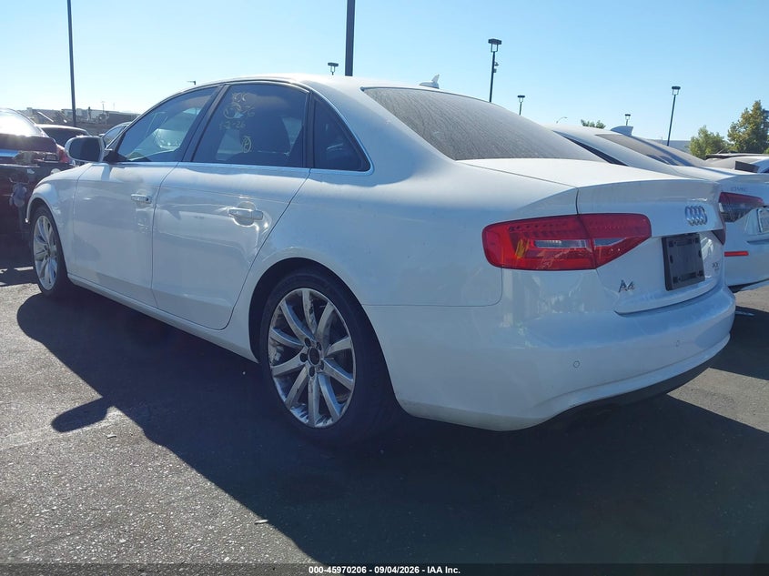 AUDI A4 2013 VIN WAUFFAFL8DN004626