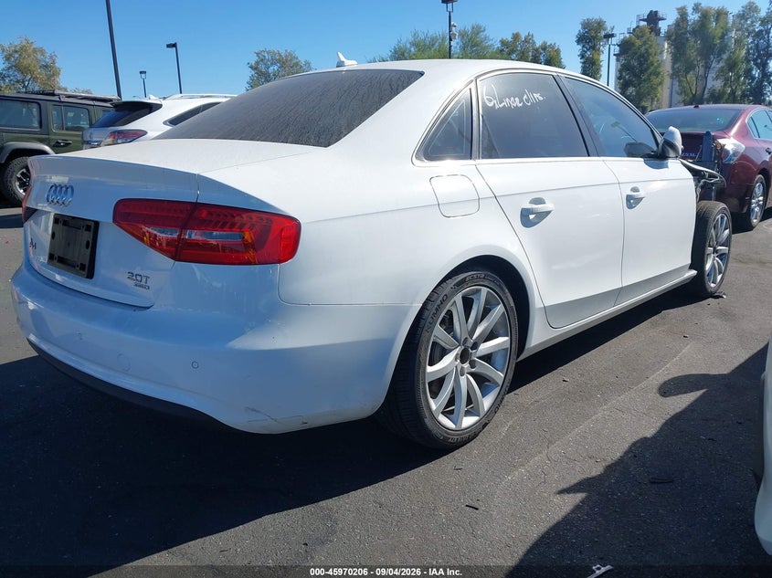 AUDI A4 2013 VIN WAUFFAFL8DN004626