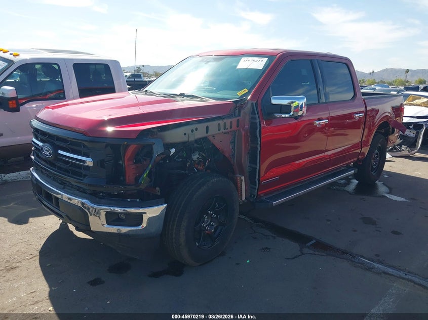 2024 Ford F-150, Left Front, IAAI, VIN 1FTFW3LD3RFA68005 — photo 2