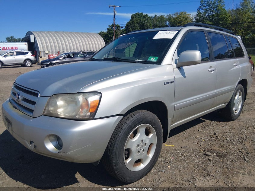 2006 Toyota Highlander, Обычный износ, IAAI, VIN JTEEP21A760138028 — фото 2