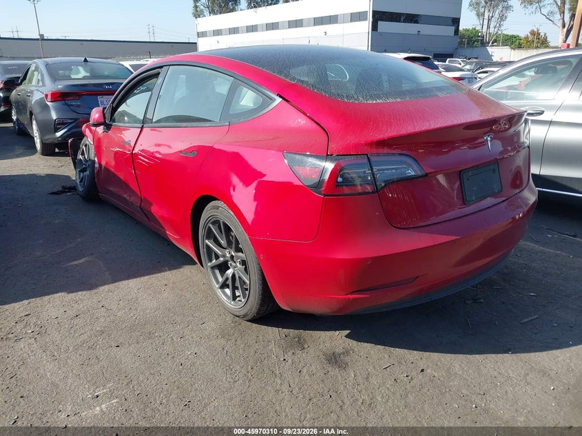 Vin: 5yj3e1eaxnf187178, lot: 46469529, tesla model 3 rear-wheel drive 20223
