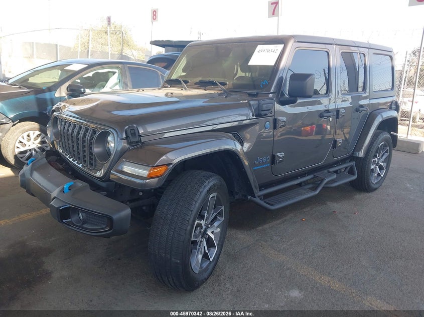 Vin: 1c4rjxn62rw141589, lot: 46469561, jeep wrangler 4xe sport s 4xe 20242