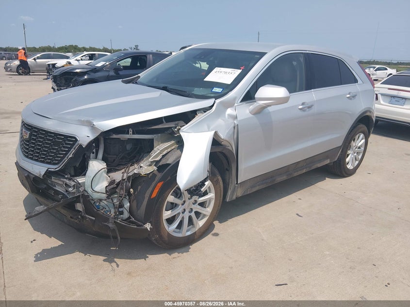 2021 Cadillac XT4, Front End, IAAI, VIN 1GYFZBR45MF075274 — photo 2