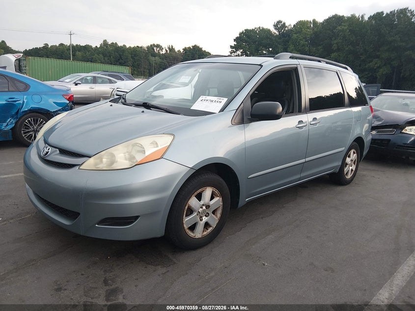 2006 Toyota Sienna Le, Normal Wear & Tear, IAAI, VIN 5TDZA23C66S451901 — photo 2