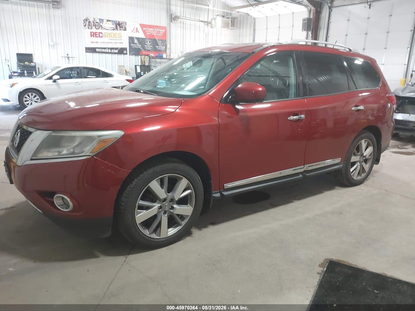 2014 NISSAN PATHFINDER auction photo 2