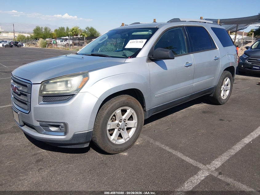 2015 GMC Acadia, Удар ззаду, IAAI, VIN 1GKKRPKDXFJ360777 — фото 2