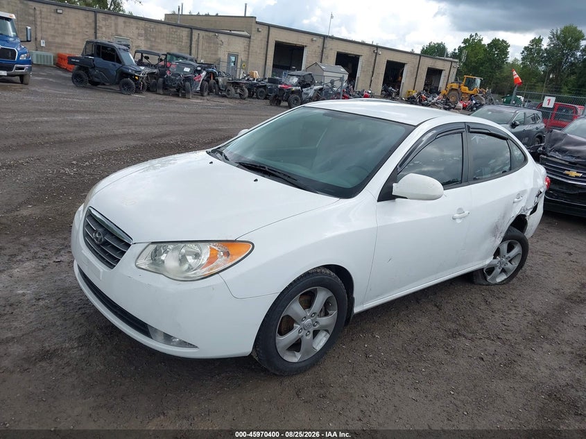 2007 Hyundai Elantra Gls/Ltd/Se, Left Rear, IAAI, VIN KMHDU46DX7U132088 — photo 2