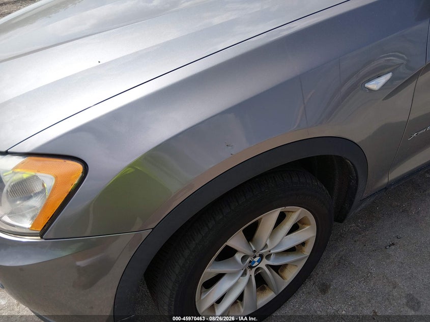 BMW X3 2013 VIN 5UXWX9C5XD0A28445