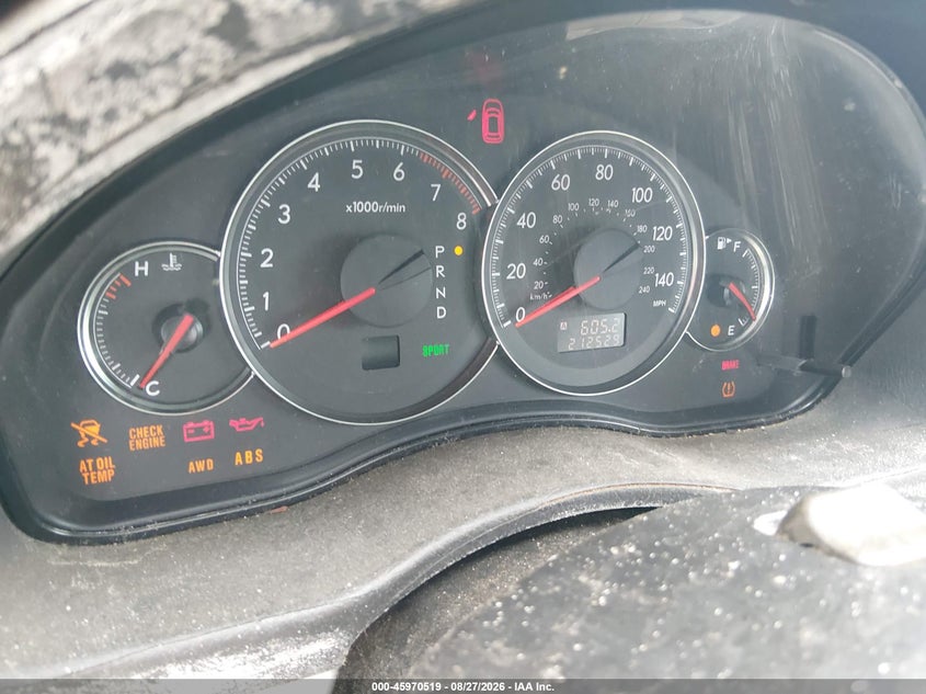 2009 SUBARU LEGACY auction photo 7