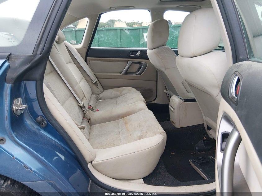 2009 SUBARU LEGACY auction photo 8
