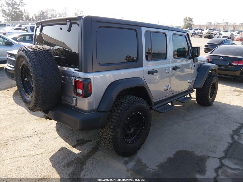 Vin: 1c4hjxdn2kw593374, lot: 46469780, jeep wrangler unlimited sport s 4x4 20194