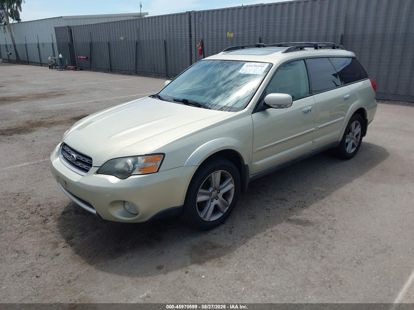 2005 SUBARU OUTBACK WAGON 3.0L H-6 DOHC, VVT, 250HP