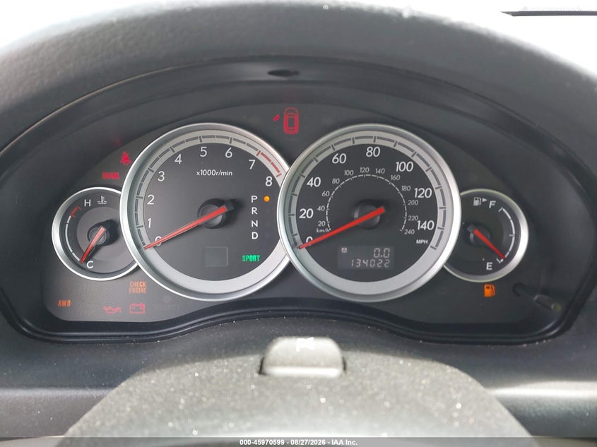 2005 SUBARU OUTBACK WAGON 3.0L H-6 DOHC, VVT, 250HP