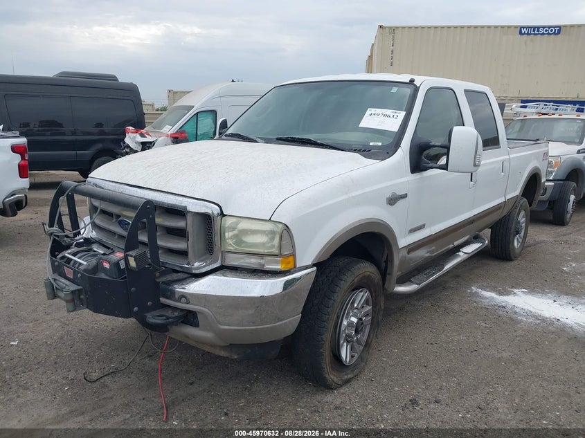 2004 Ford F250, Left Front, IAAI, VIN 1FTNW21P54EA20328 — photo 2