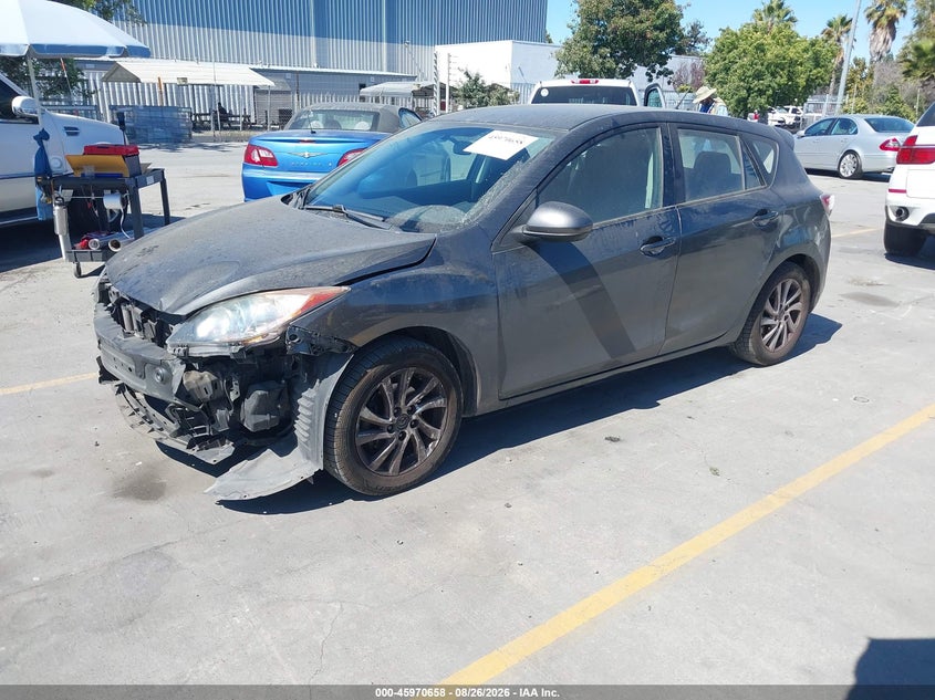 2012 Mazda 3, Front End, IAAI, VIN JM1BL1L81C1595222 — photo 2