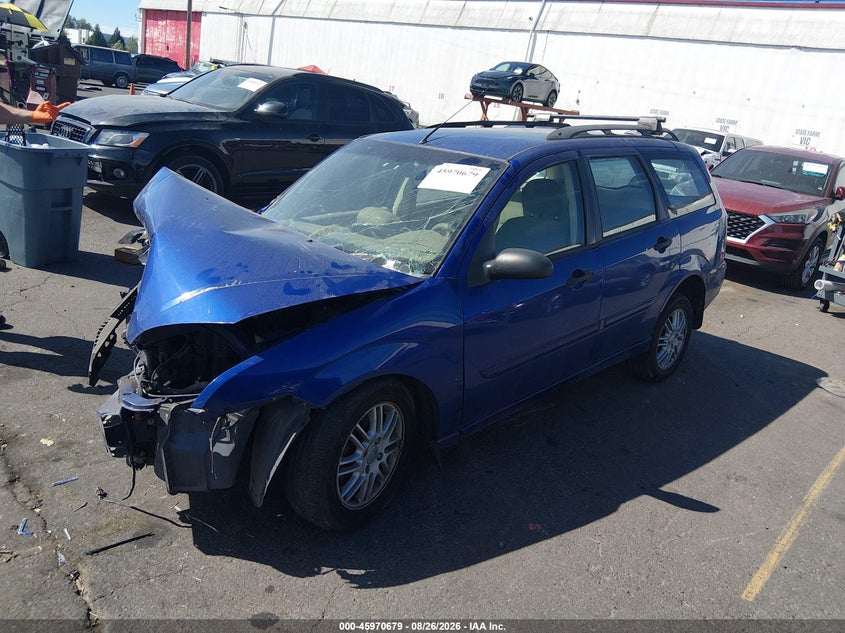 2005 Ford Focus, Переворот, IAAI, VIN 1FAHP36N55W112306 — фото 2