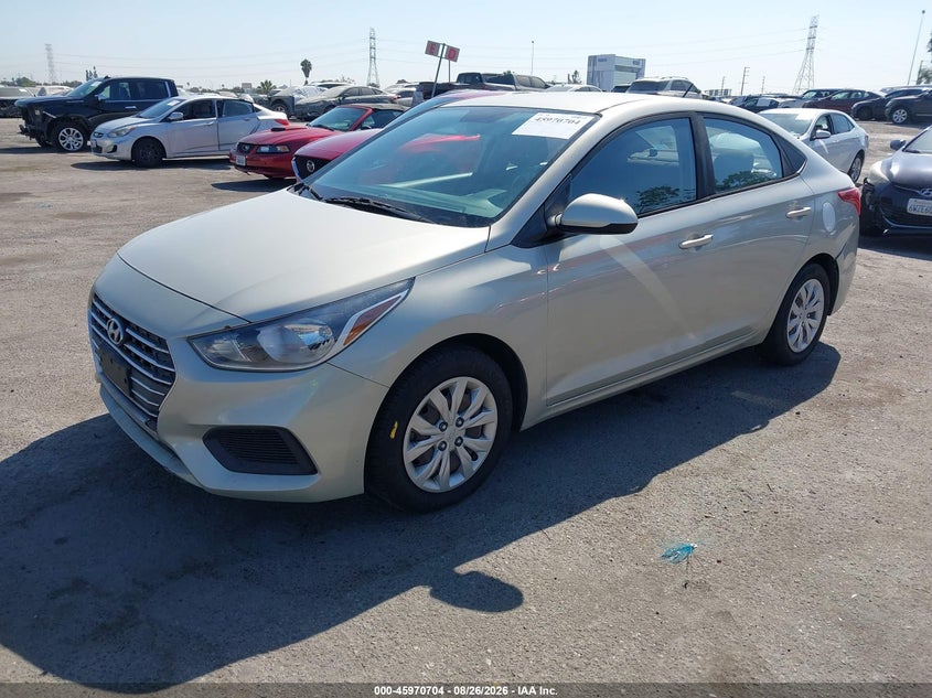 2019 Hyundai Accent, Обычный износ, IAAI, VIN 3KPC24A36KE071642 — фото 2