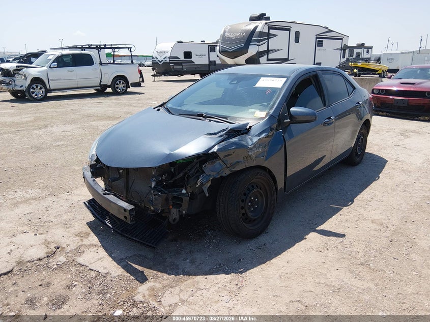 2019 Toyota Corolla, По колу, IAAI, VIN 2T1BURHE0KC232768 — фото 2