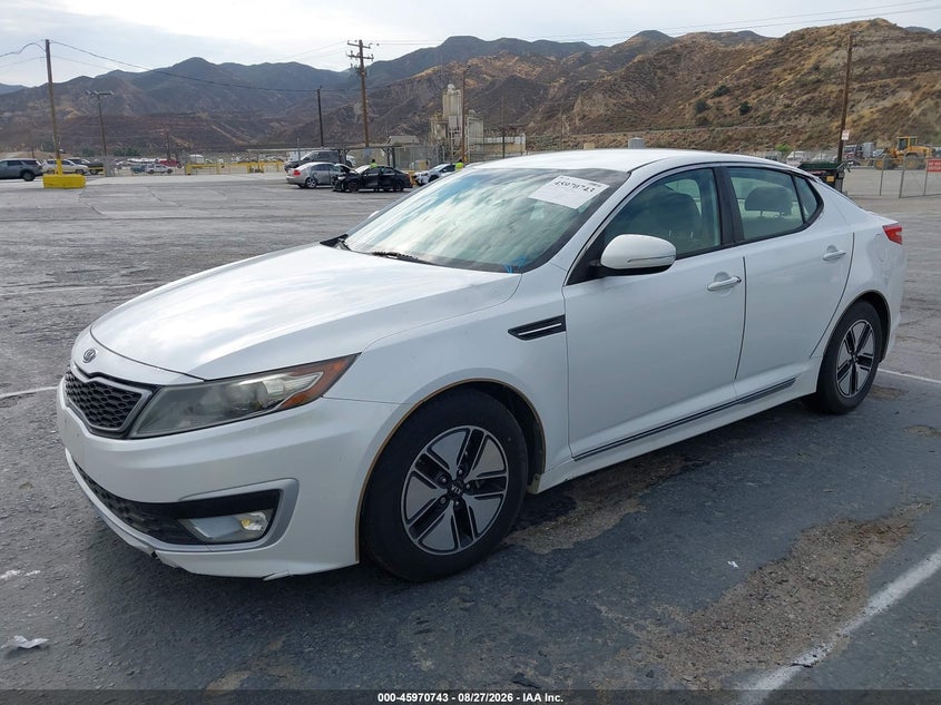 2012 KIA OPTIMA HYBRID auction photo 2