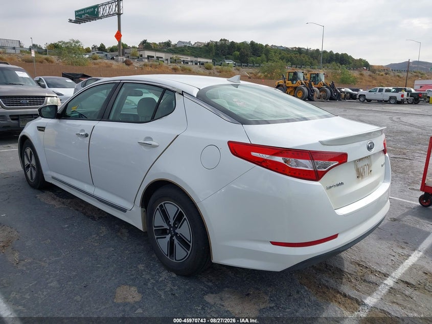 2012 KIA OPTIMA HYBRID auction photo 3