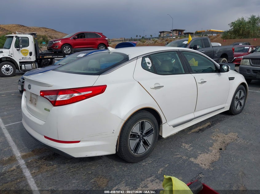 2012 KIA OPTIMA HYBRID auction photo 4