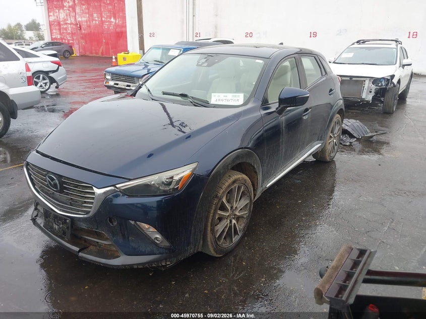 Vin: jm1dkbd72g0110539, lot: 46469974, mazda cx-3 grand touring 20162
