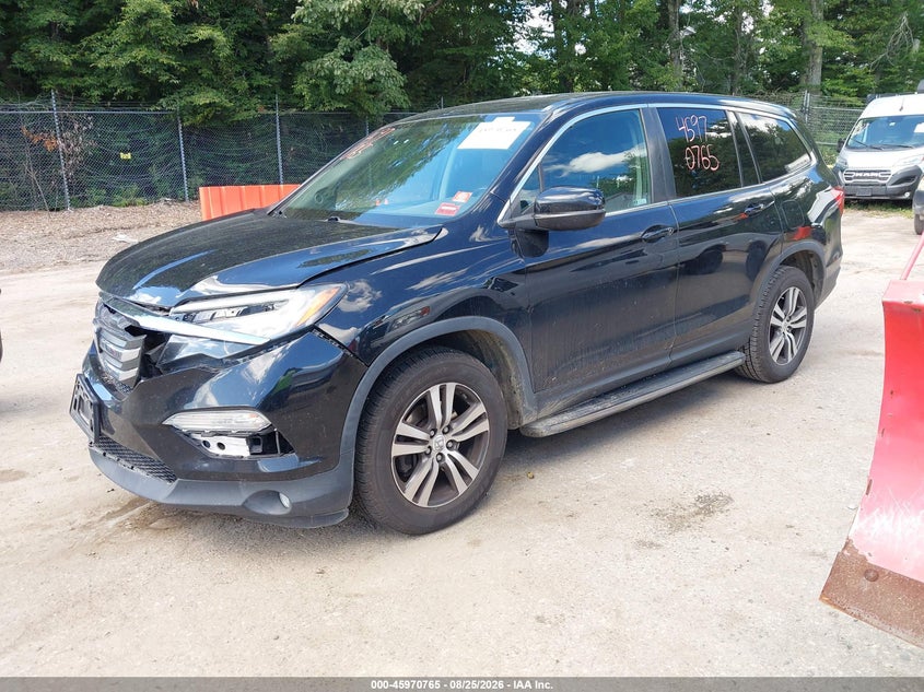 Vin: 5fnyf6h57jb003274, lot: 46469984, honda pilot ex-l 20182