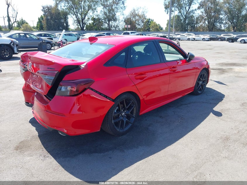 Vin: 2hgfe2f57th537850, lot: 46469995, honda civic sport 20264