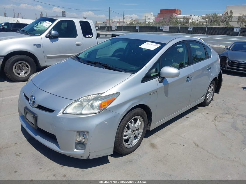 2011 Toyota Prius, Rear, IAAI, VIN JTDKN3DU7B1396398 — photo 2