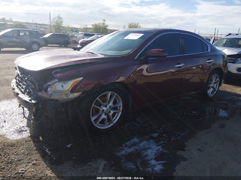 2013 Nissan Maxima, Front End, IAAI, VIN 1N4AA5AP5DC801706 — photo 2