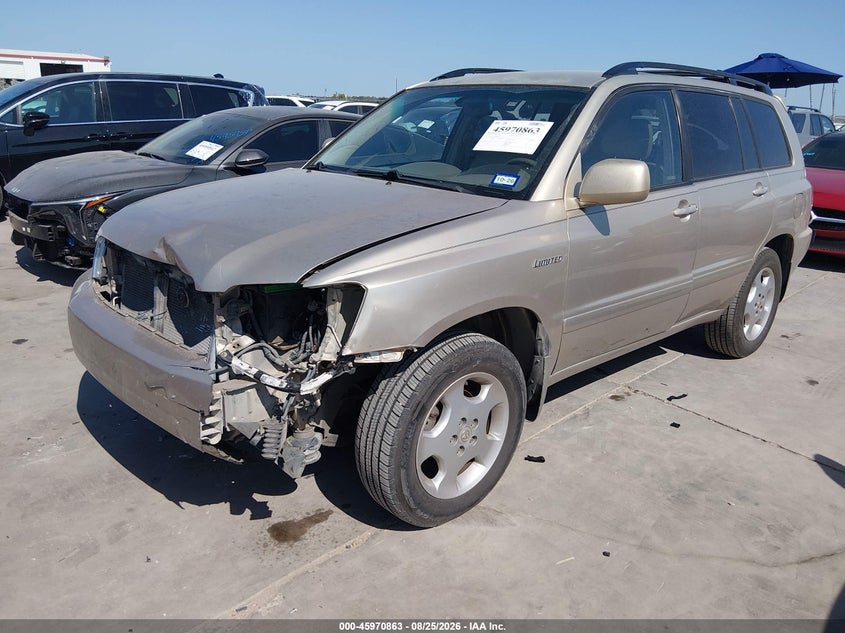 2004 Toyota Highlander, Front End, IAAI, VIN JTEDP21A840024953 — photo 2
