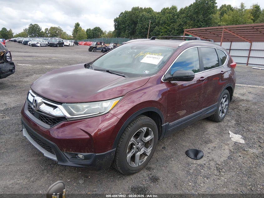 2017 Honda CR-V, Звичайний знос, IAAI, VIN 2HKRW2H58HH677300 — фото 2