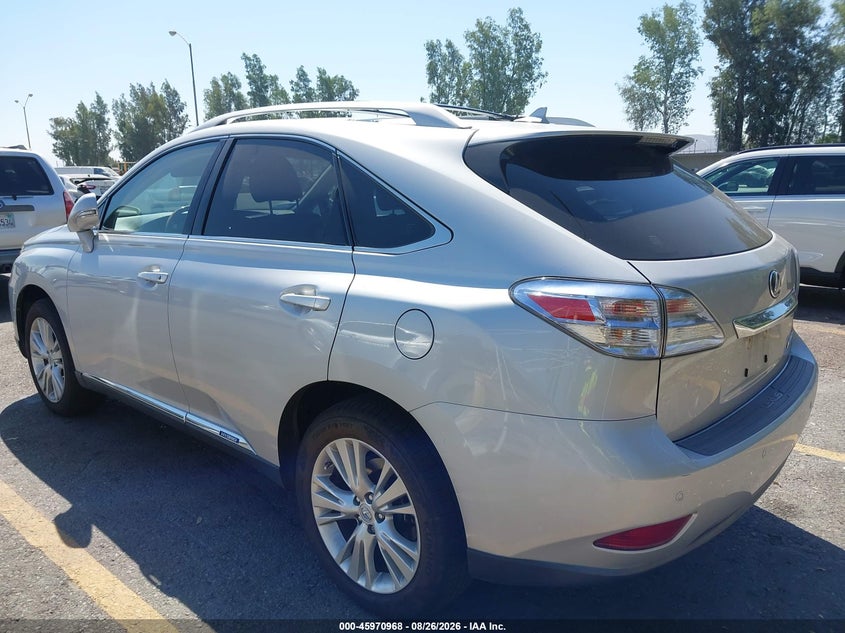 LEXUS RX 450H 2011 VIN JTJBC1BA6B2037800