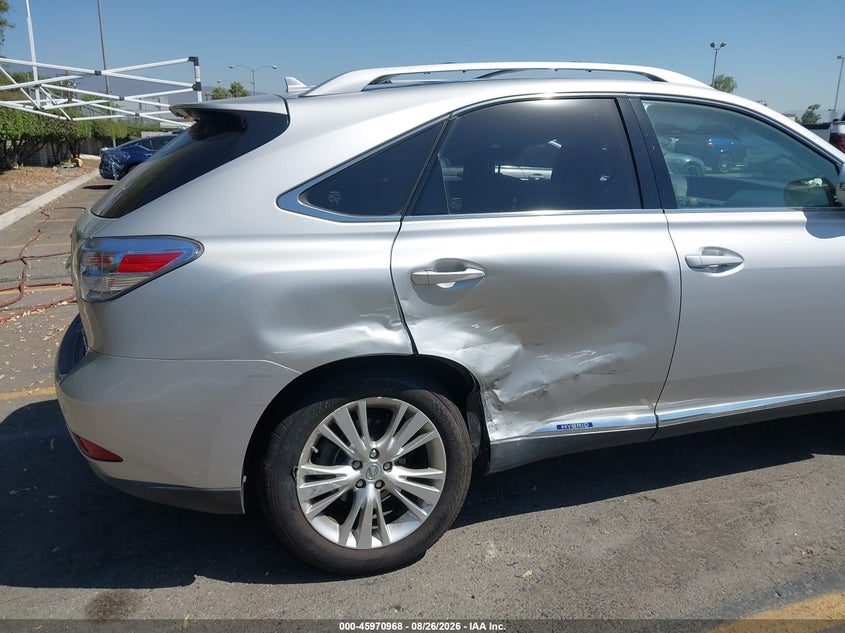 LEXUS RX 450H 2011 VIN JTJBC1BA6B2037800