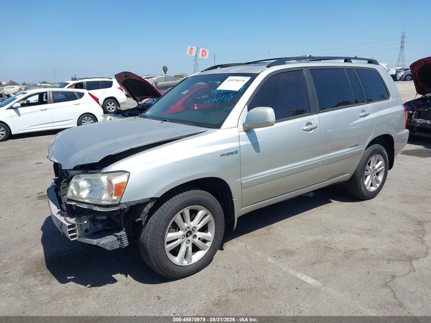 2007 TOYOTA HIGHLANDER HYBRID auction photo 2