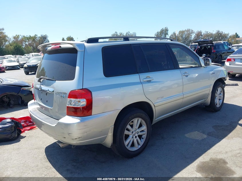 2007 TOYOTA HIGHLANDER HYBRID auction photo 4