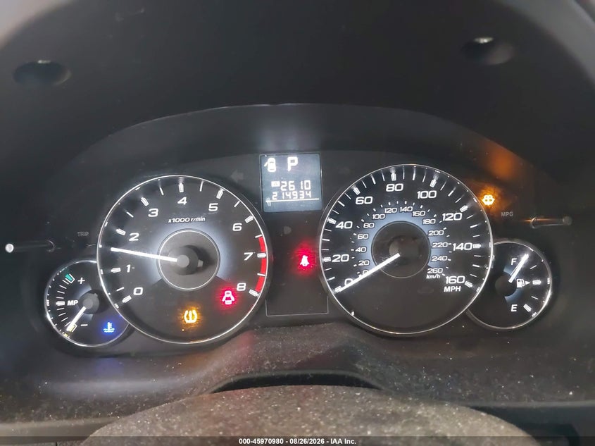 2011 SUBARU OUTBACK SPORT UTILITY VEHICLE 3.6L H-6 DOHC, VVT, REGULAR , 256HP