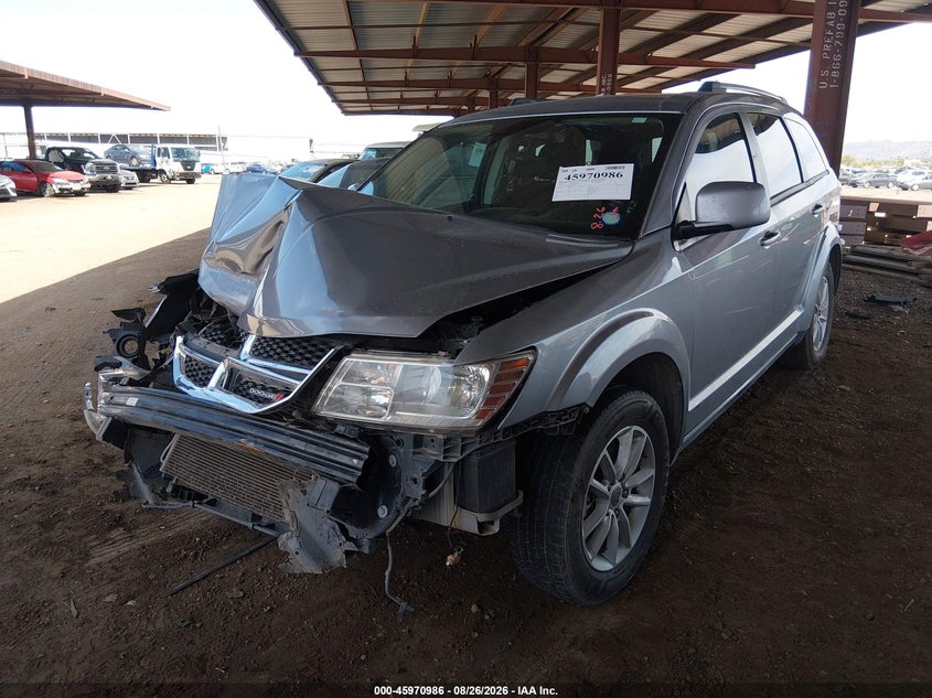 2017 Dodge Journey, Front End, IAAI, VIN 3C4PDCBB1HT599279 — photo 2