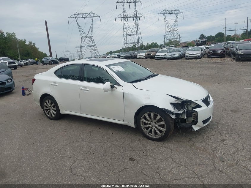 2008 LEXUS IS SEDAN 2.5L V-6 DI, DOHC, VVT, 204HP