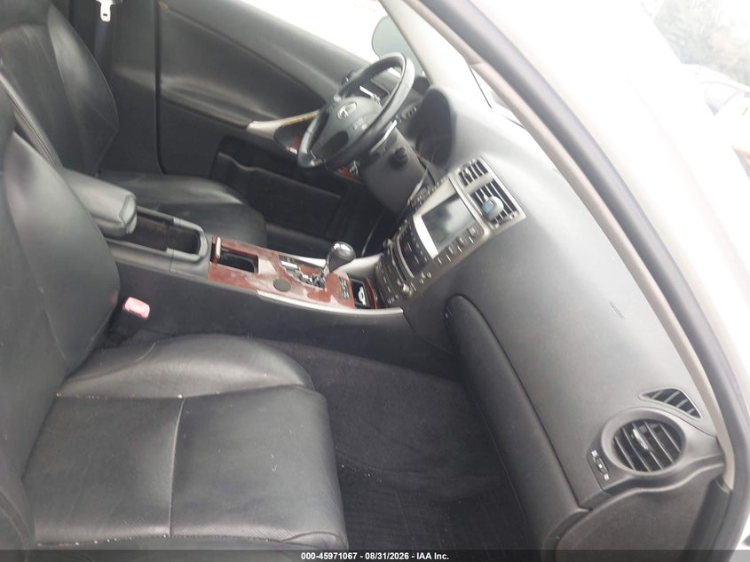2008 LEXUS IS SEDAN 2.5L V-6 DI, DOHC, VVT, 204HP