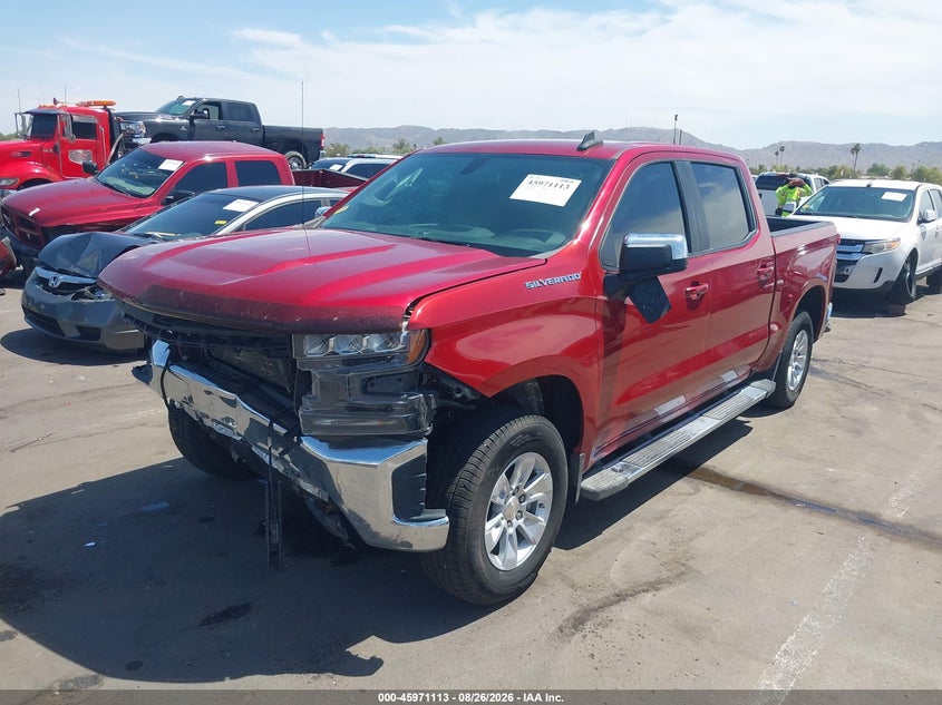 Vin: 1gcpwced0lz301426, lot: 46470332, chevrolet silverado 1500 2wd  short bed lt 20202