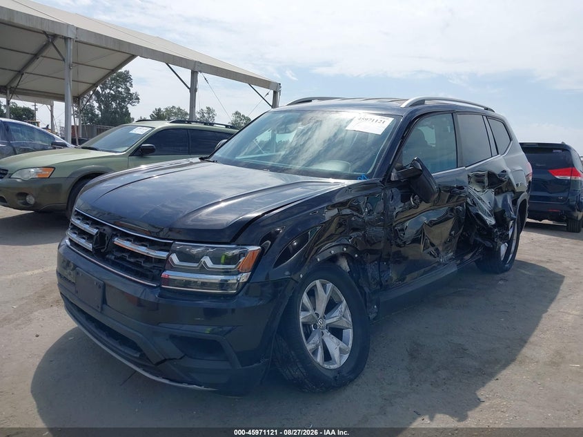 2018 Volkswagen Atlas, Лівий бік, IAAI, VIN 1V2KR2CA6JC542023 — фото 2