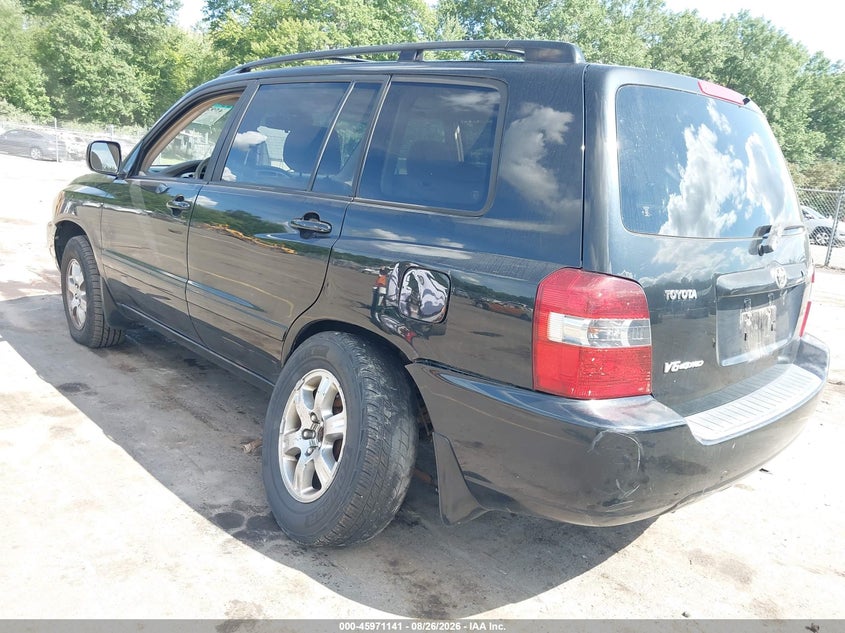 2004 TOYOTA HIGHLANDER SPORT UTILITY VEHICLE 3.3L V-6 DOHC, VVT, REGULAR , 230HP