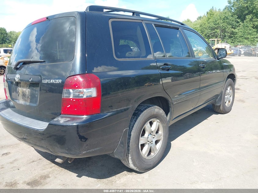 2004 TOYOTA HIGHLANDER SPORT UTILITY VEHICLE 3.3L V-6 DOHC, VVT, REGULAR , 230HP