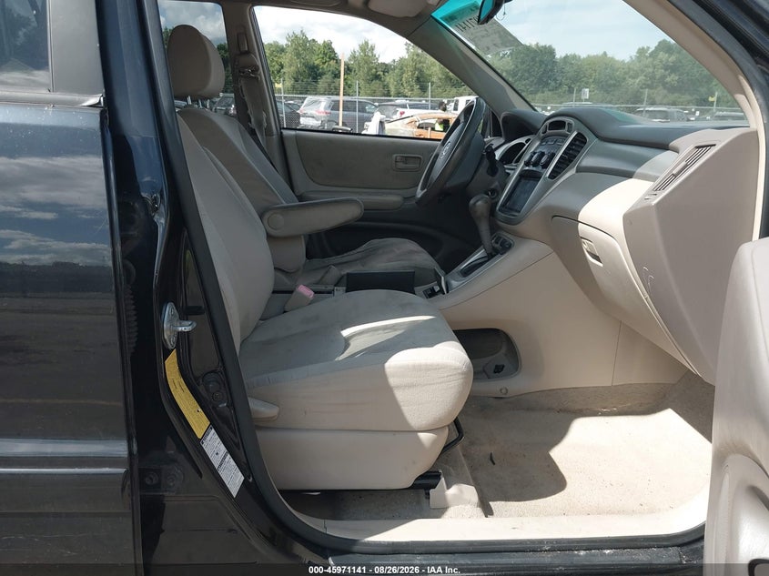 2004 TOYOTA HIGHLANDER SPORT UTILITY VEHICLE 3.3L V-6 DOHC, VVT, REGULAR , 230HP
