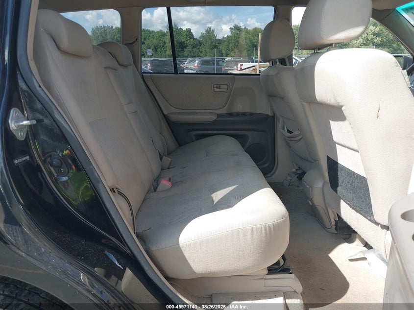 2004 TOYOTA HIGHLANDER SPORT UTILITY VEHICLE 3.3L V-6 DOHC, VVT, REGULAR , 230HP
