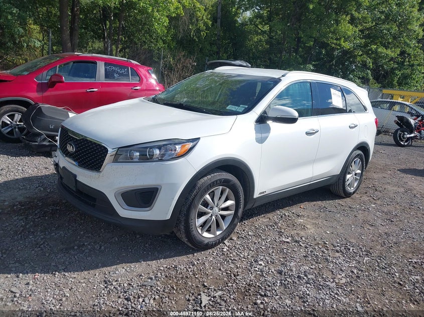 Vin: 5xypgda35jg425977, lot: 46470369, kia sorento 2.4l lx 20182