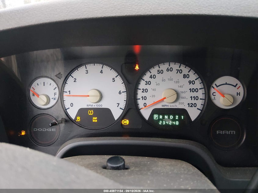 DODGE RAM 1500 2008 VIN 1D7HA18N68S554154